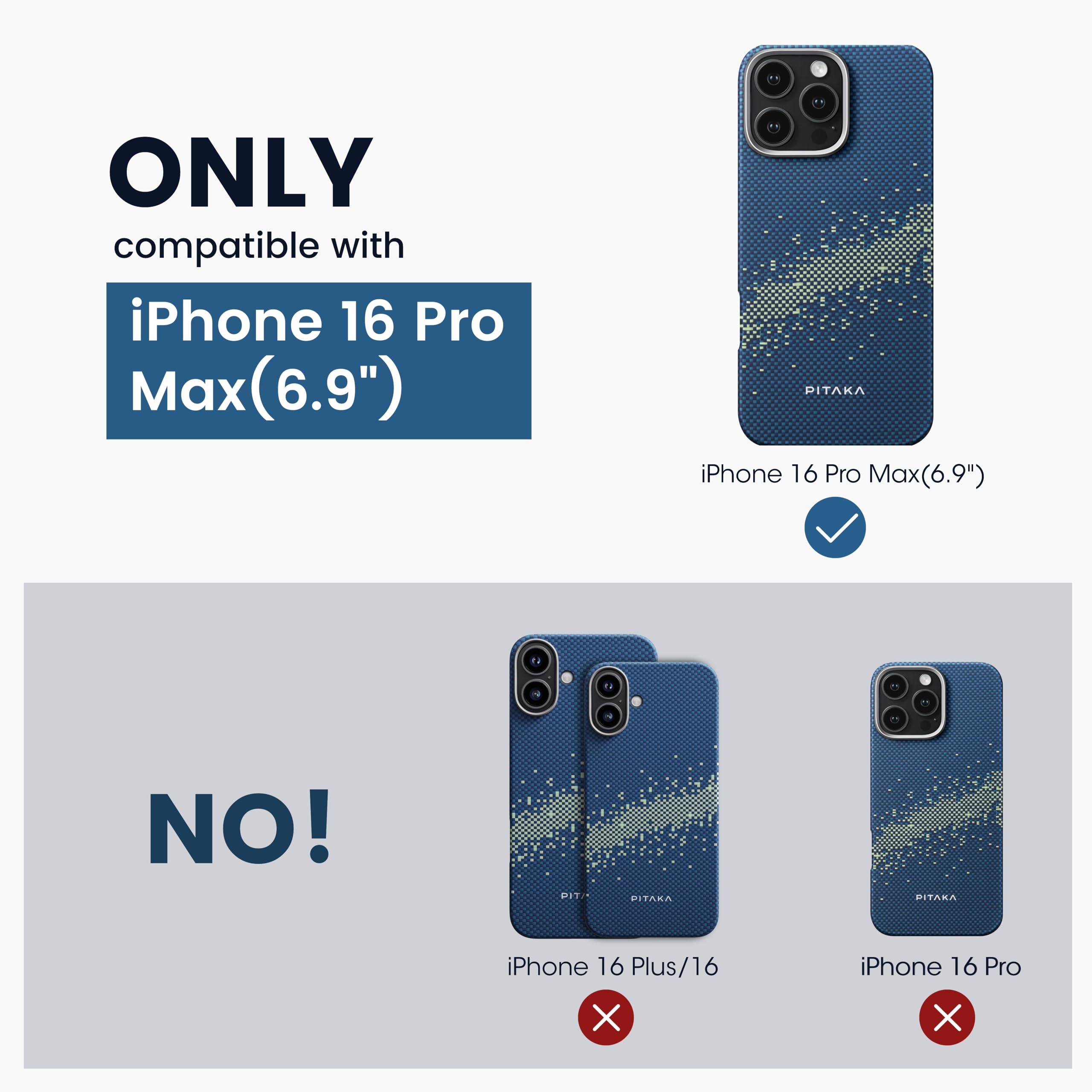 Foto 8 pulgar | Funda De Teléfono Pitaka Para Iphone 16 Pro Max Compatible Con Magsafe - Venta Internacional.