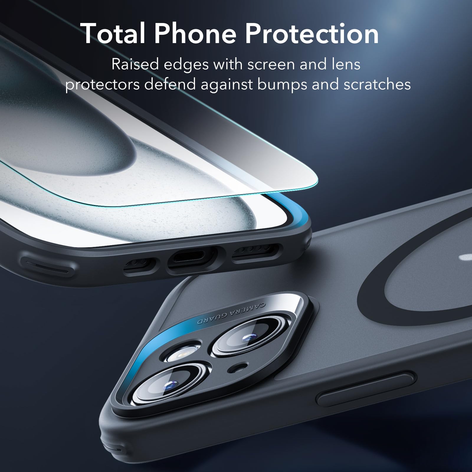 Foto 6 pulgar | Set De Fundas Esr Para Iphone 15 Translúcidas Mate Con Protector De Pantalla - Venta Internacional.