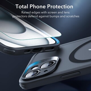 Foto 5 | Set De Fundas Esr Para Iphone 15 Translúcidas Mate Con Protector De Pantalla - Venta Internacional.