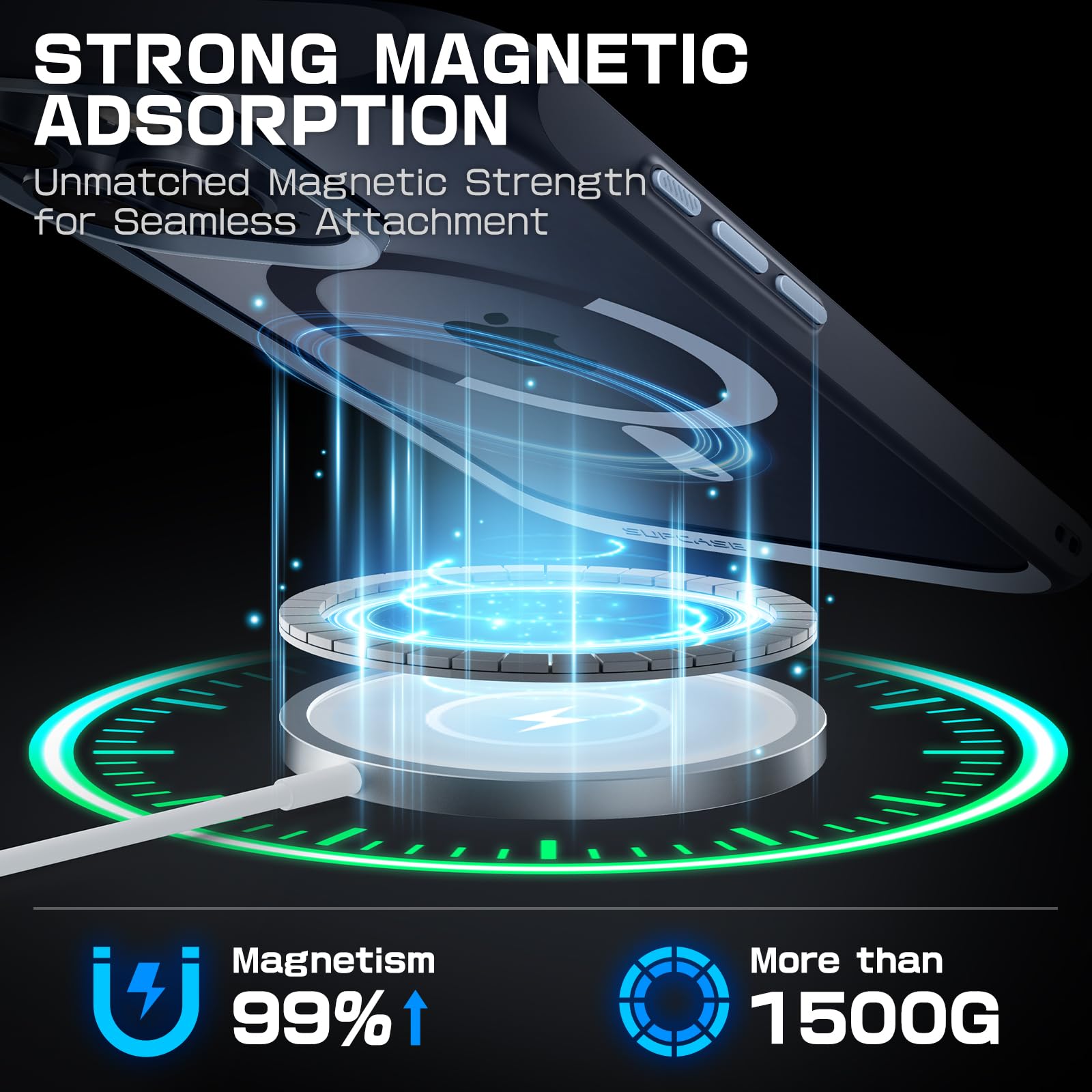 Foto 4 pulgar | Funda De Teléfono Supcase Unicorn Beetle Mag Para Iphone 15 Pro Max - Venta Internacional.