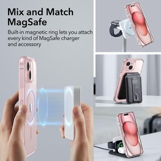 Foto 4 | Funda De Teléfono Esr Para Iphone 15 Plus Con Magsafe De Grado Militar - Venta Internacional.