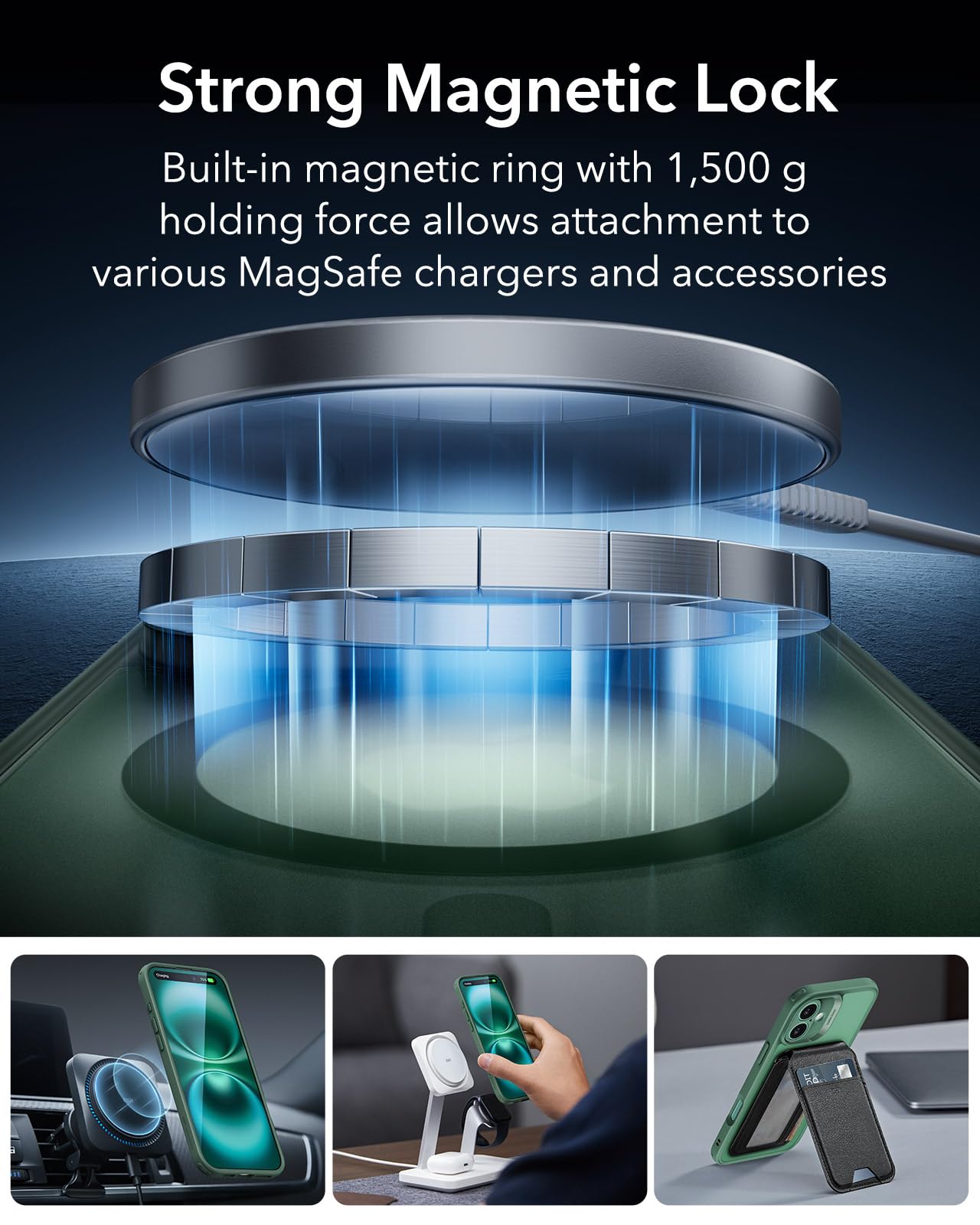 Foto 4 pulgar | Funda Esr Para Iphone 16 (4 En 1) Con Protector De Pantalla - Venta Internacional.