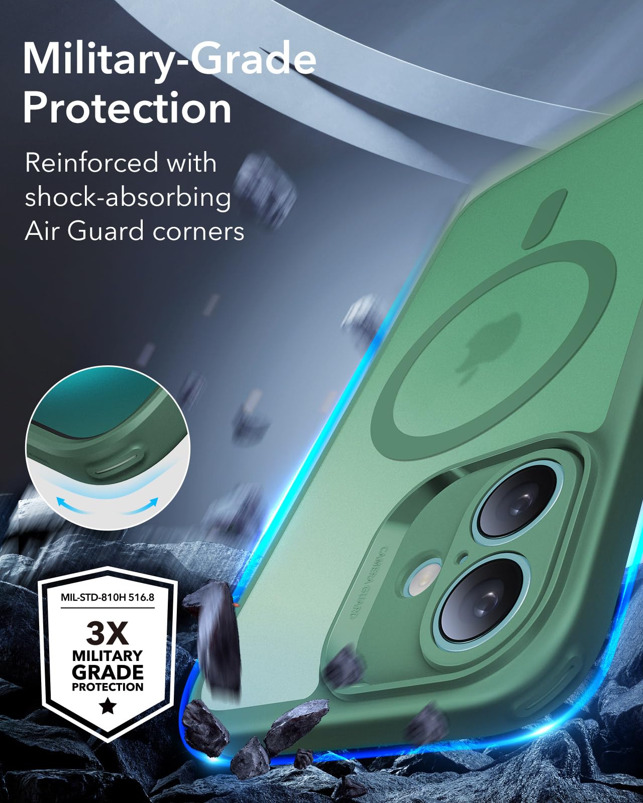 Foto 4 | Funda Esr Para Iphone 16 (4 En 1) Con Protector De Pantalla - Venta Internacional.