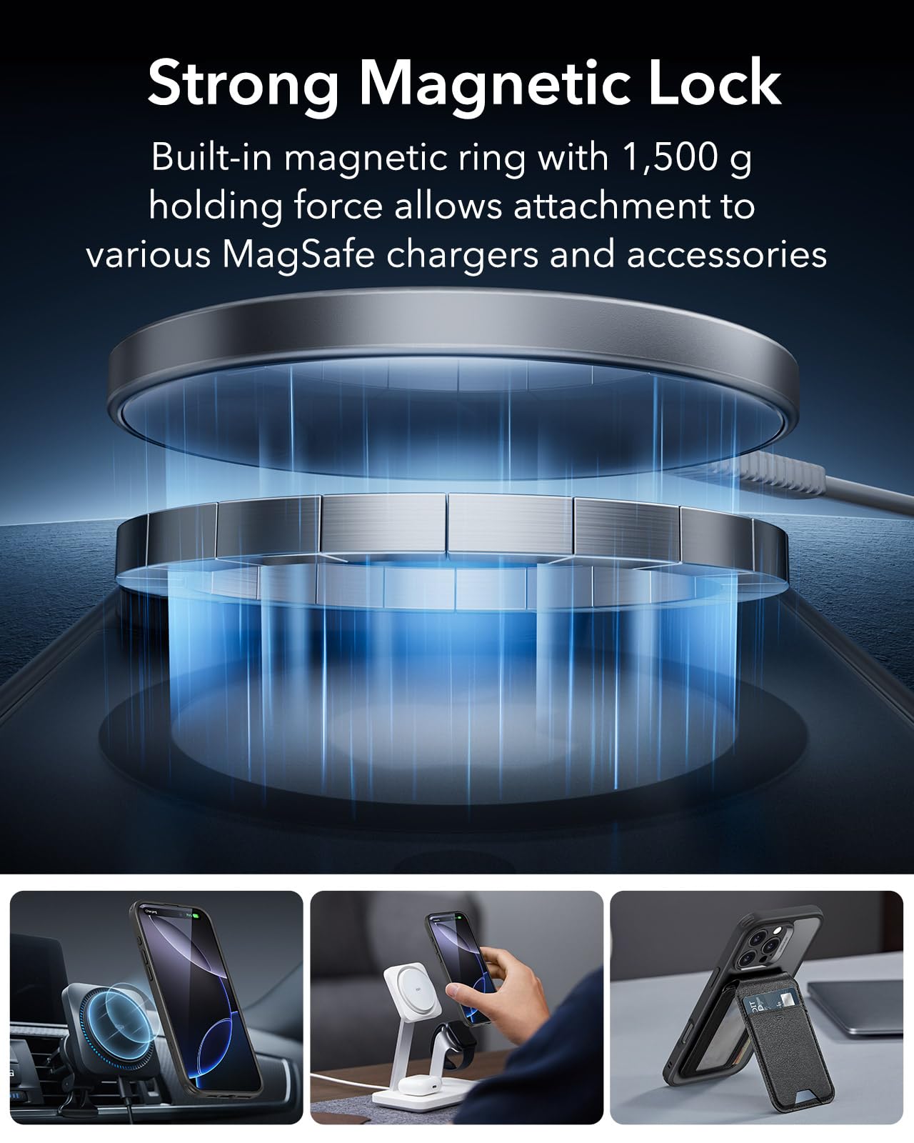 Foto 4 pulgar | Funda De Teléfono Esr Para Iphone 16 Pro Max Con Protector De Pantalla - Venta Internacional.