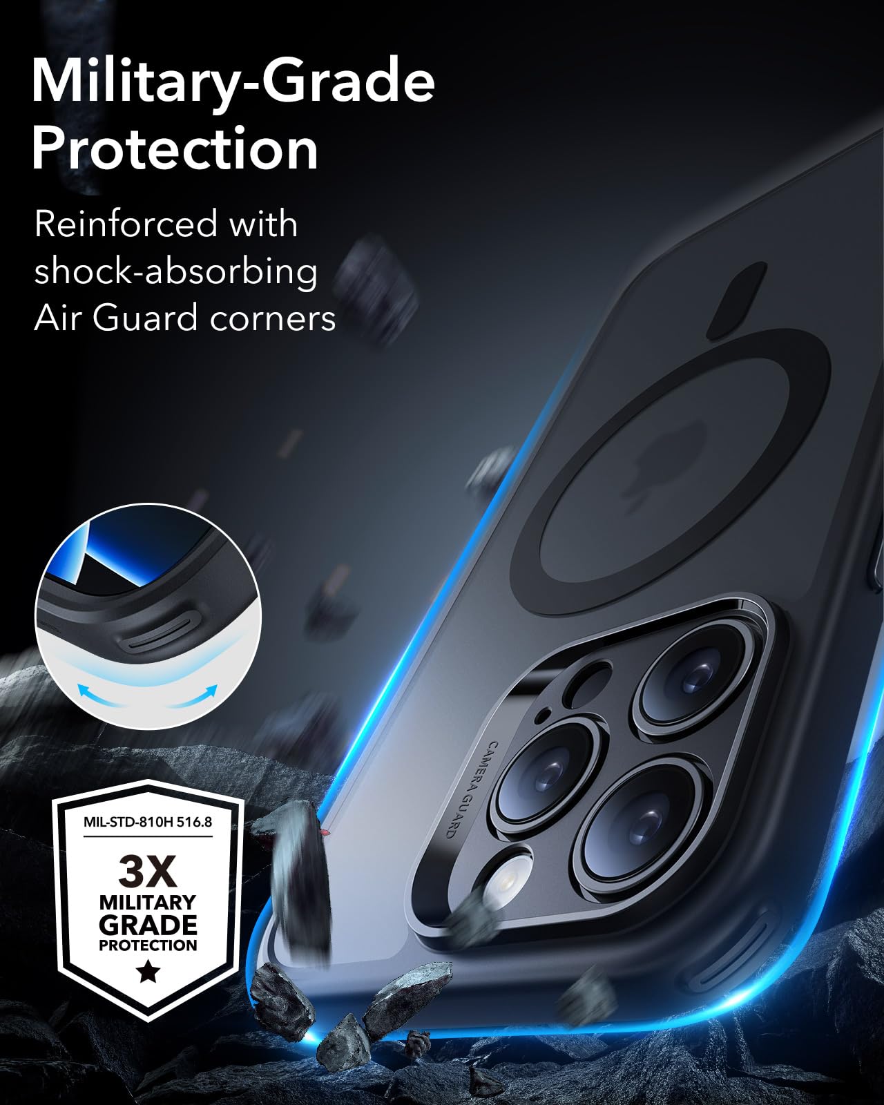 Foto 5 pulgar | Funda De Teléfono Esr Para Iphone 16 Pro Max Con Protector De Pantalla - Venta Internacional.