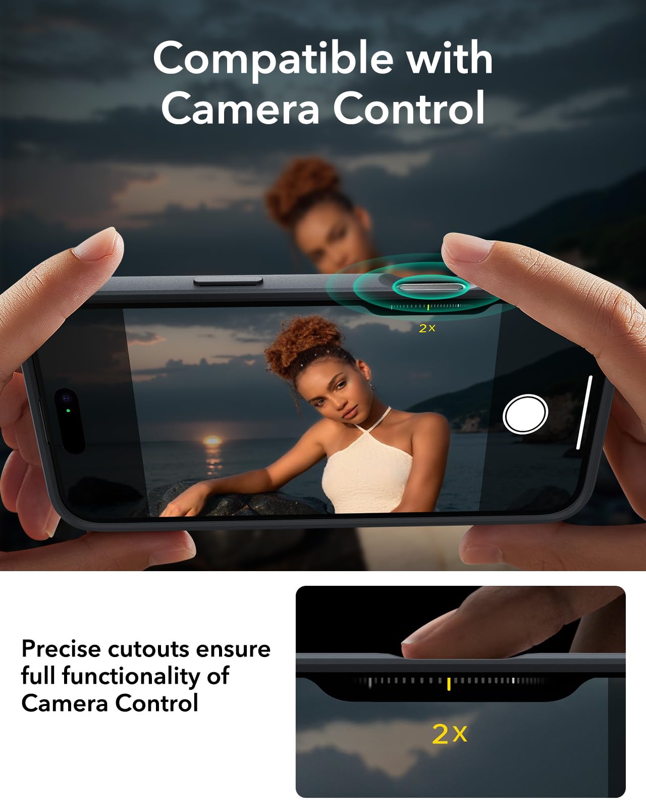 Foto 7 pulgar | Funda De Teléfono Esr Para Iphone 16 Pro Max Con Protector De Pantalla - Venta Internacional.