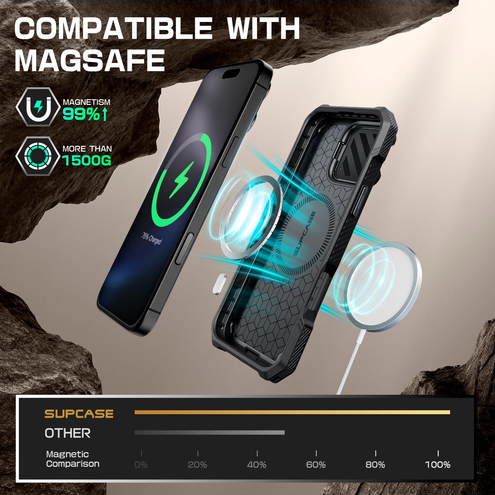 Foto 7 pulgar | Funda Para Teléfono Supcase Unicorn Beetle Mag Xt Para Iphone 16 Pro - Venta Internacional.