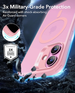 Foto 5 | Funda Esr Para Iphone 16 Con Magsafe De Grado Militar, Color Rosa - Venta Internacional.