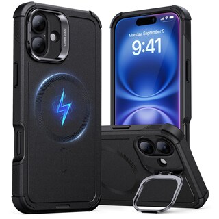 Foto 1 | Funda Esr Para Iphone 16 Con Soporte De 23 M, Protección Contra Caídas, Color Negro - Venta Internacional.