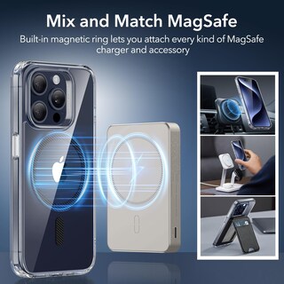 Foto 6 | Funda De Teléfono Esr Para Iphone 15 Pro Con Magsafe De Grado Militar - Venta Internacional.