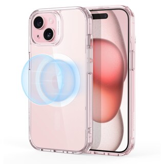 Foto 1 | Funda Esr Para Iphone 15 Con Magsafe, De Grado Militar, Resistente Al Amarilleo, Color Rosa Transparente - Venta
