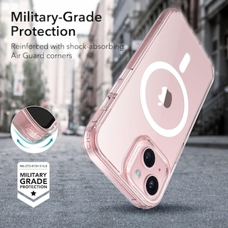Foto 5 | Funda Esr Para Iphone 15 Con Magsafe, De Grado Militar, Resistente Al Amarilleo, Color Rosa Transparente - Venta