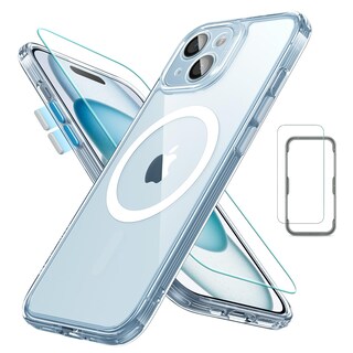 Foto 1 | Set De Fundas Esr Para Iphone 15 Translúcidas Mate Con Protector De Pantalla - Venta Internacional.