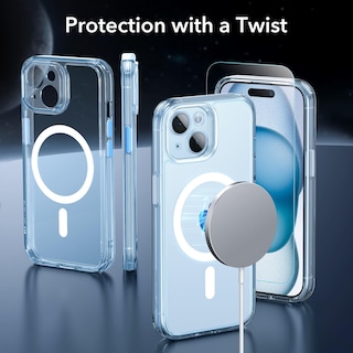 Foto 2 | Set De Fundas Esr Para Iphone 15 Translúcidas Mate Con Protector De Pantalla - Venta Internacional.
