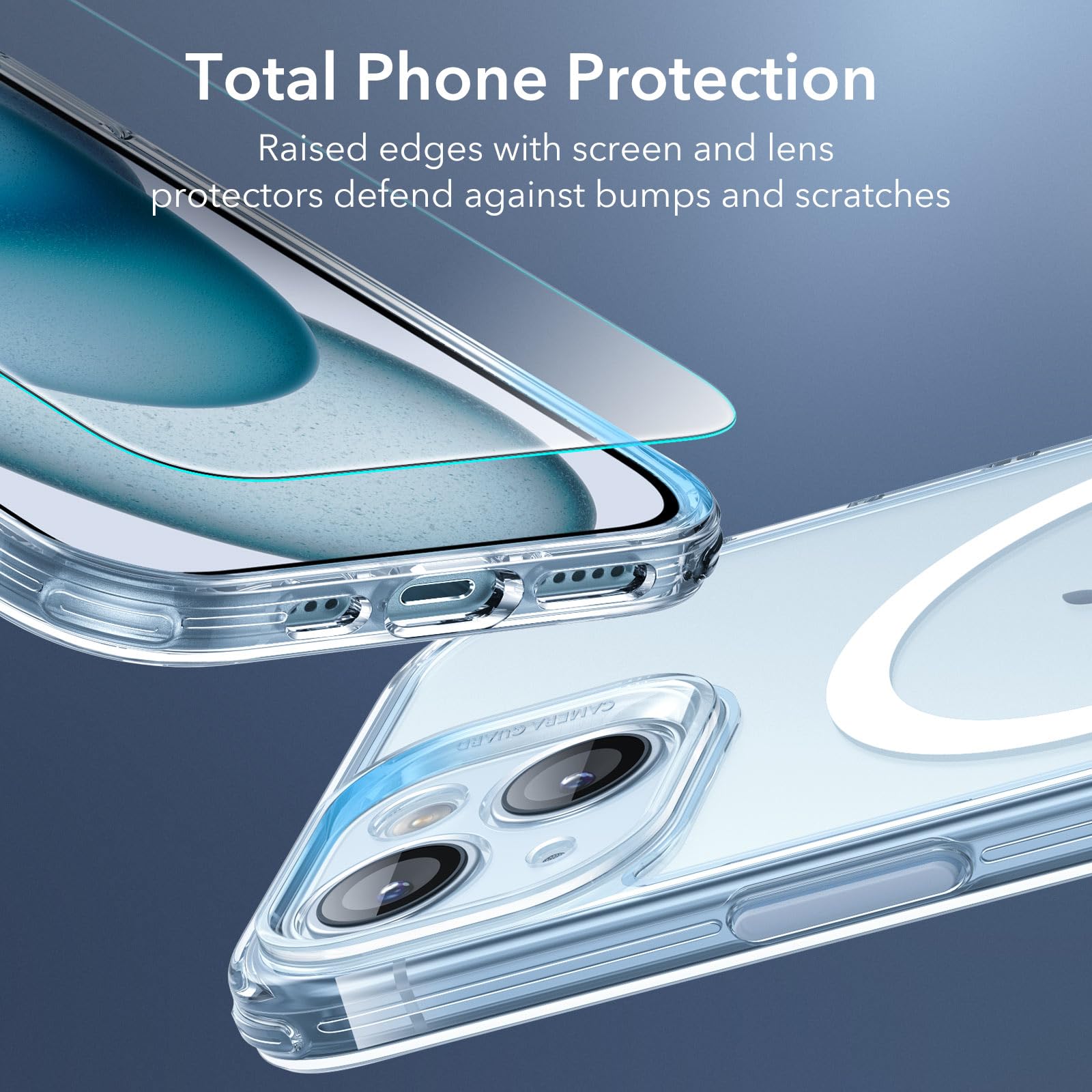 Foto 6 pulgar | Set De Fundas Esr Para Iphone 15 Translúcidas Mate Con Protector De Pantalla - Venta Internacional.
