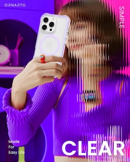 Foto 6 | Funda De Teléfono Ornarto Air Para Iphone 16 Pro Clear Con Magsafe - Venta Internacional.