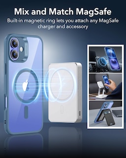 Foto 6 | Funda Esr Para Iphone 16 Con Magsafe De Grado Militar, Azul - Venta Internacional.