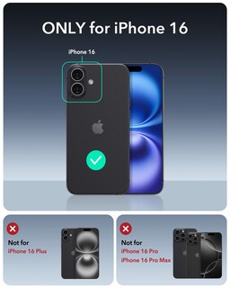 Foto 2 | Funda Esr Para Iphone 16 Con Soporte De 23 M, Protección Contra Caídas, Gris Claro - Venta Internacional.