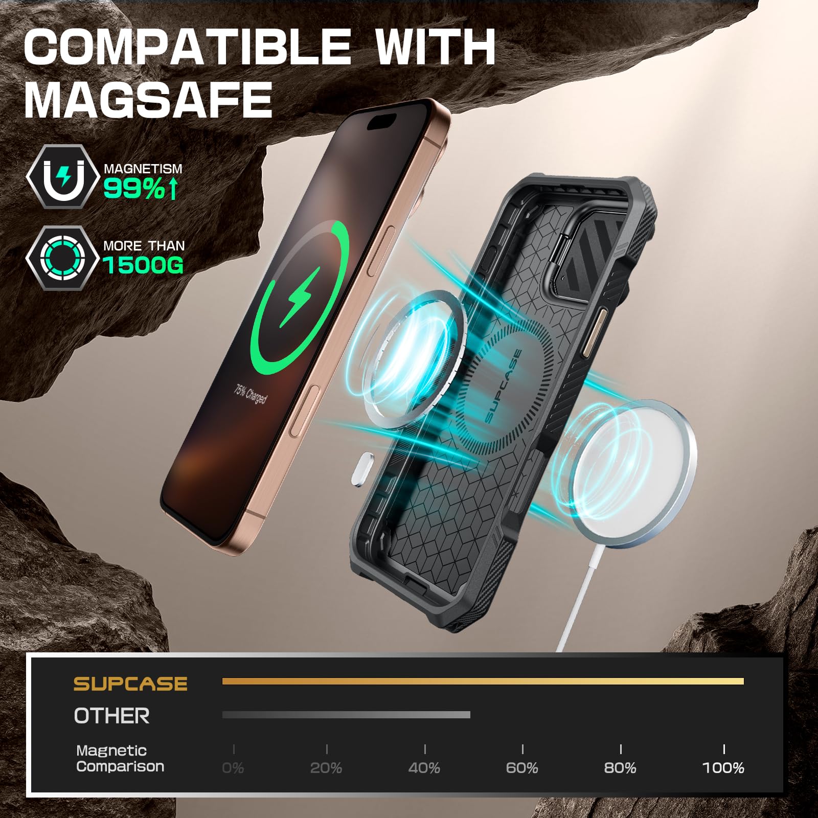 Foto 7 pulgar | Funda Para Teléfono Supcase Unicorn Beetle Mag Xt Para Iphone 16 Pro De 6.3 Pulgadas - Venta Internacional.