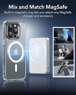 Foto 6 | Funda De Teléfono Esr Para Iphone 16 Pro Con Magsafe De 6.3 Pulgadas Transparente - Venta Internacional.