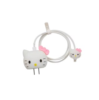 Foto 1 | Protector Completo Para Cargador De Iphone Tipo C Dibujo 3d Hello Kitty Blanco