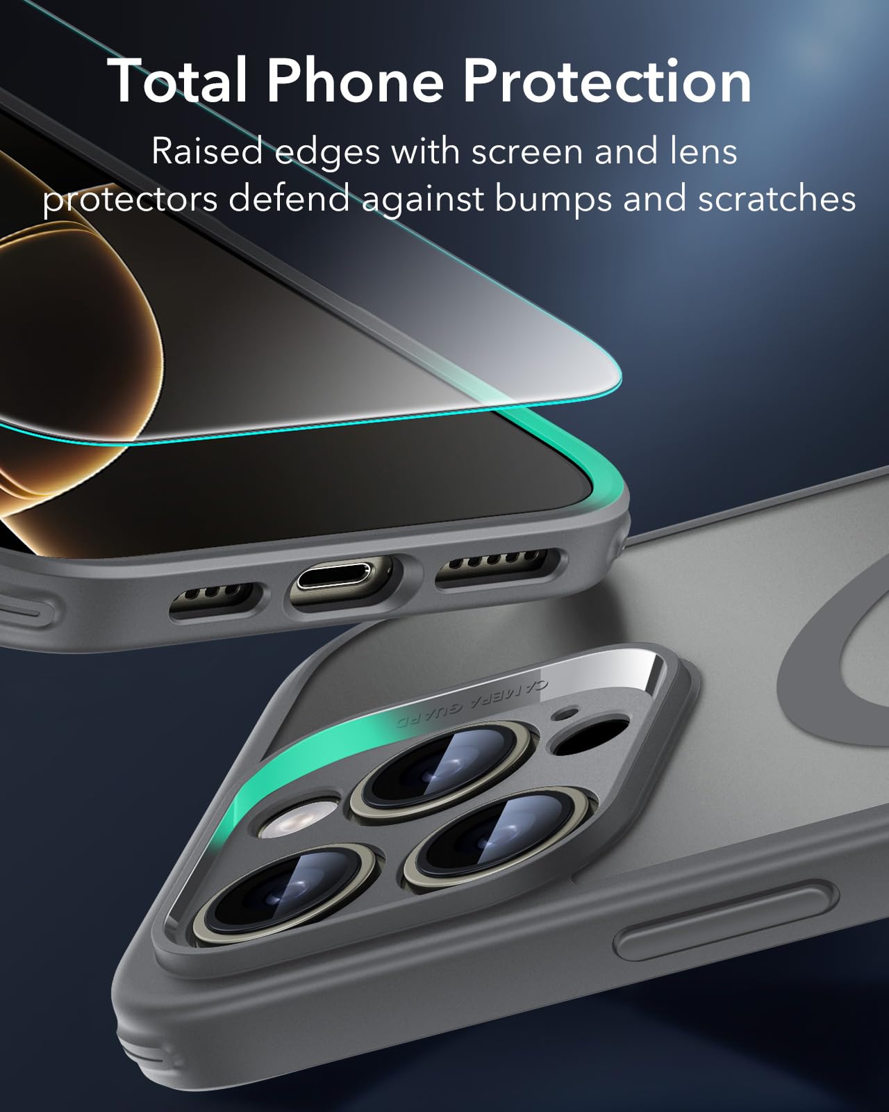 Foto 8 pulgar | Funda Esr Para Iphone 16 Pro (4 En 1) Con Protector De Pantalla - Venta Internacional.