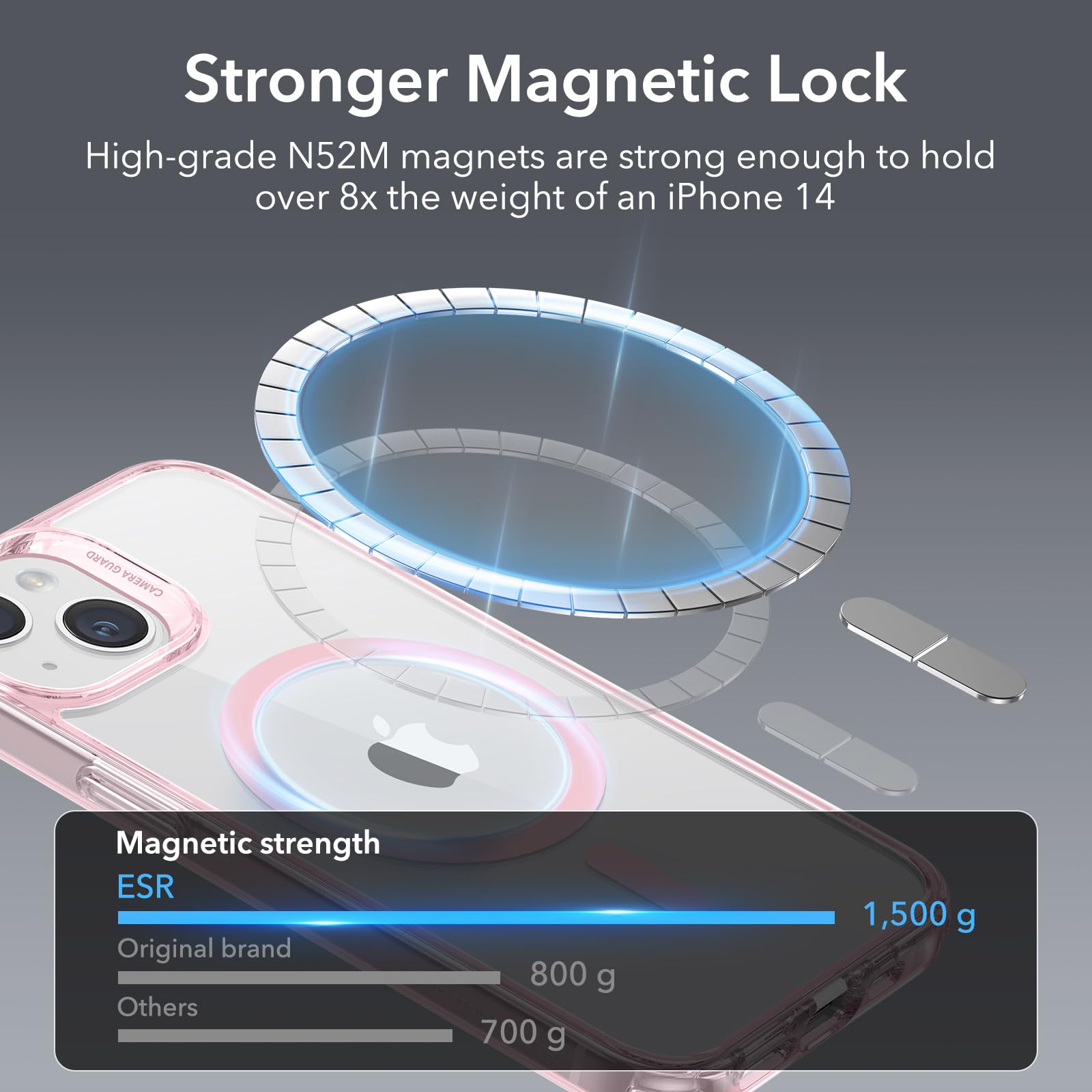 Foto 4 | Funda De Teléfono Esr Para Iphone 14/13 Con Magsafe, Transparente A Prueba De Golpes - Venta Internacional.
