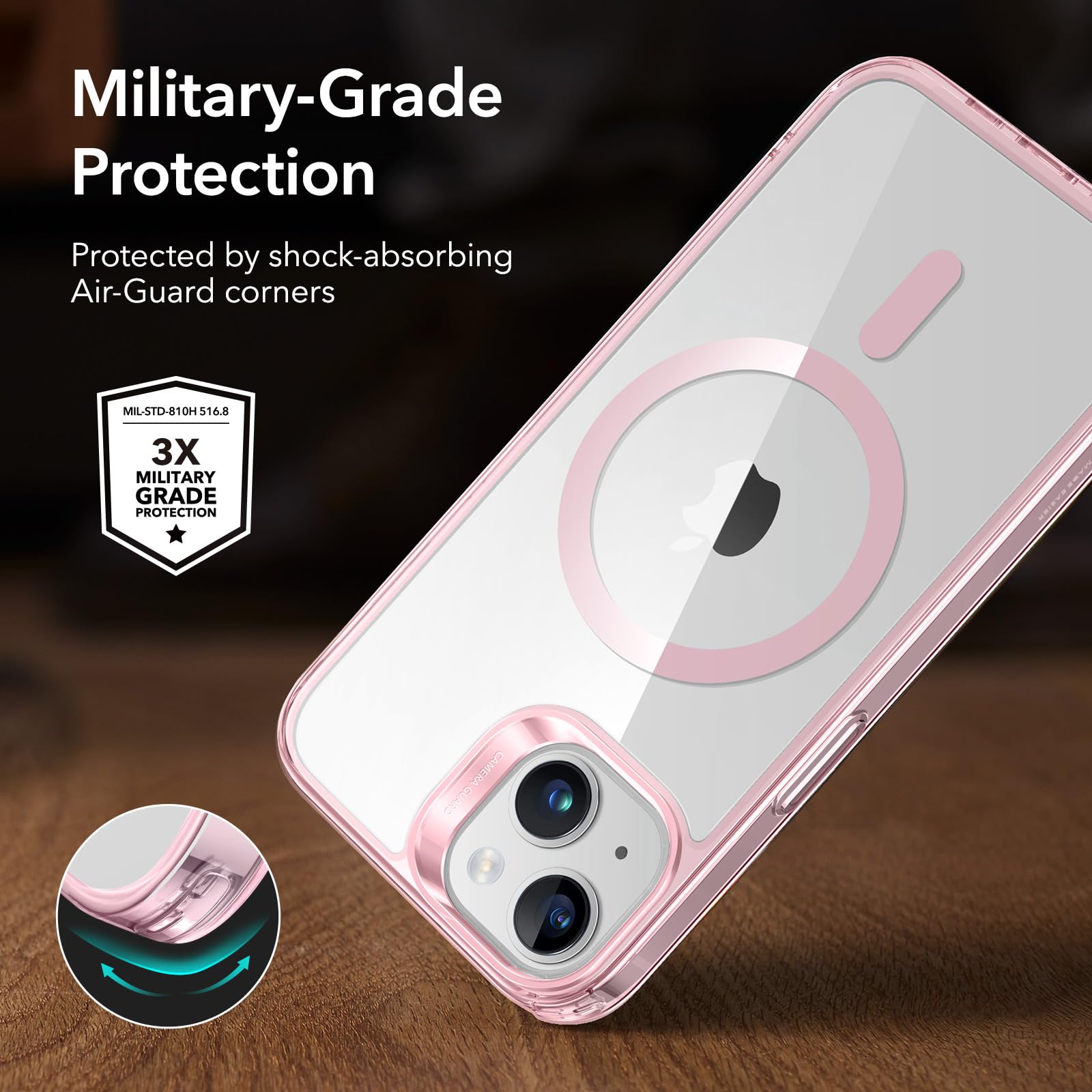 Foto 6 pulgar | Funda De Teléfono Esr Para Iphone 14/13 Con Magsafe, Transparente A Prueba De Golpes - Venta Internacional.