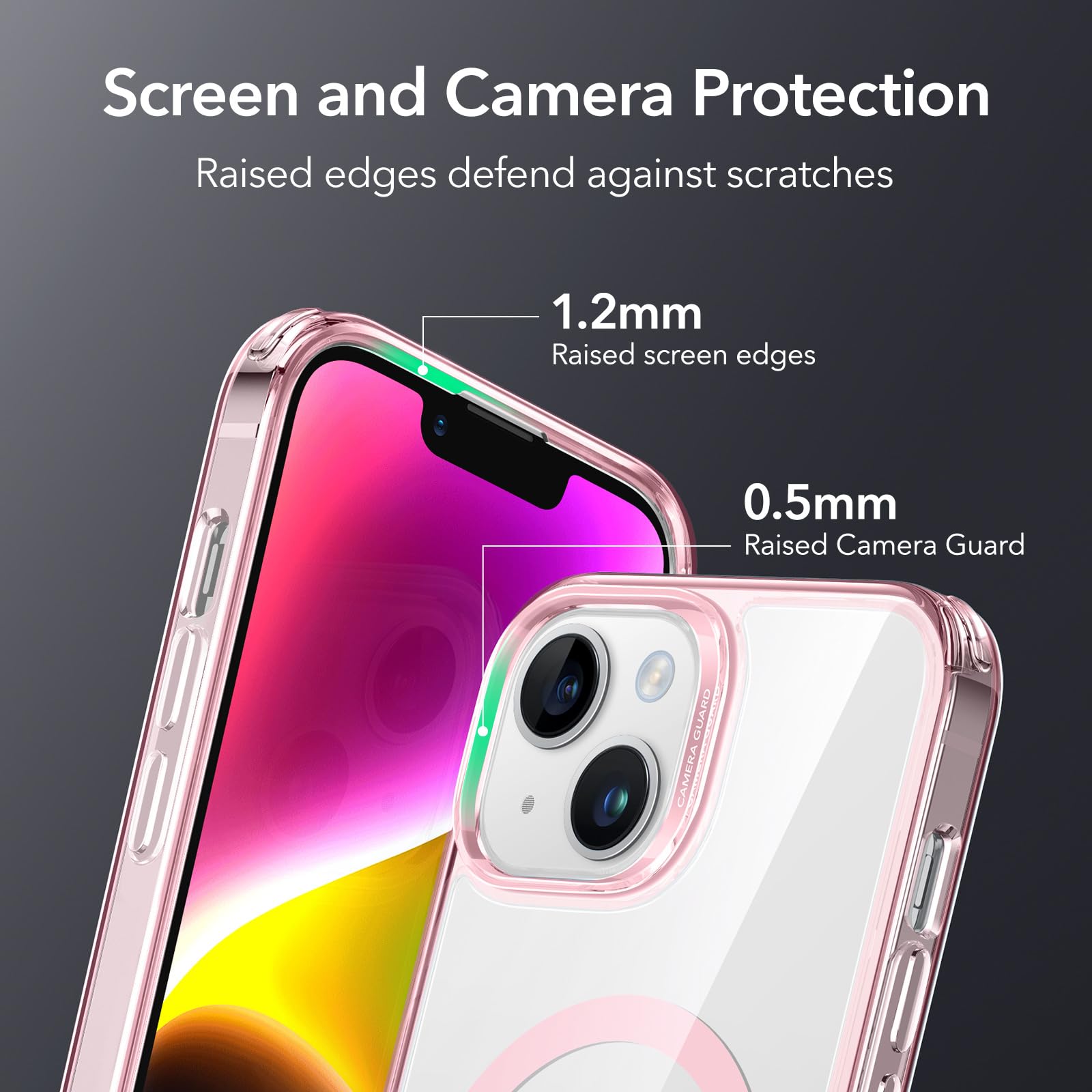 Foto 7 pulgar | Funda De Teléfono Esr Para Iphone 14/13 Con Magsafe, Transparente A Prueba De Golpes - Venta Internacional.