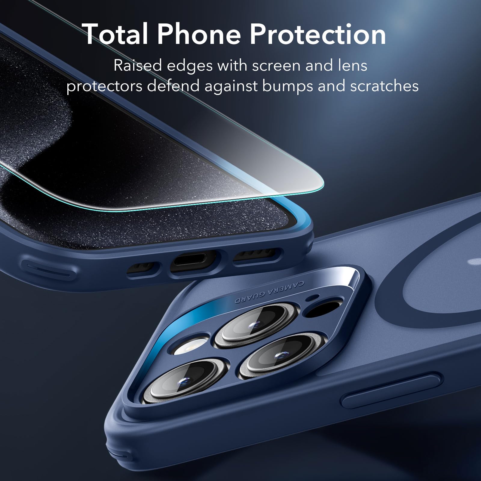 Foto 6 pulgar | Set De Fundas Esr Classic Series Para Iphone 15 Pro Max Con Protector De Pantalla - Venta Internacional.