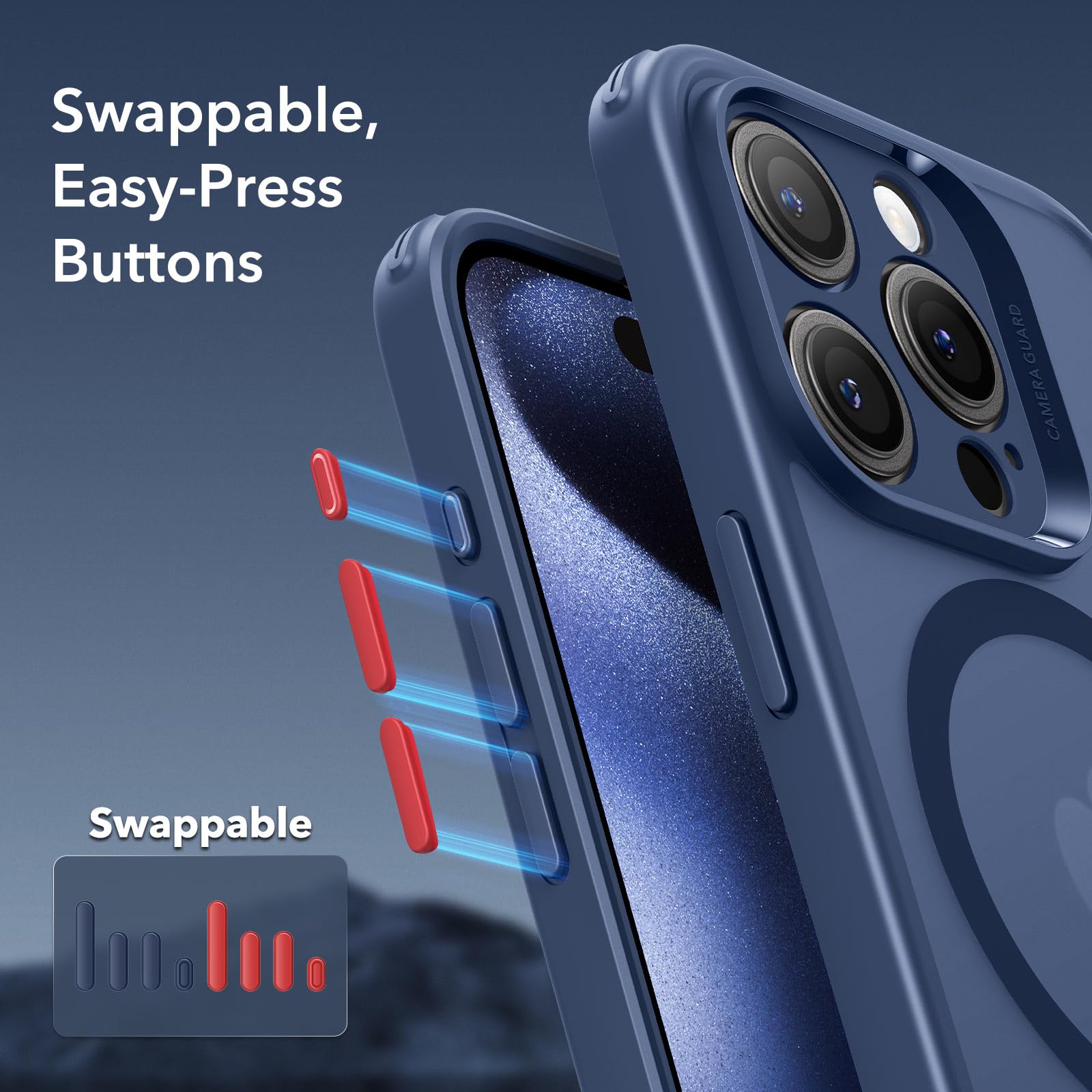 Foto 7 pulgar | Set De Fundas Esr Classic Series Para Iphone 15 Pro Max Con Protector De Pantalla - Venta Internacional.