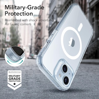 Foto 5 | Funda De Teléfono Esr Para Iphone 15 Con Magsafe De Grado Militar Transparente - Venta Internacional.