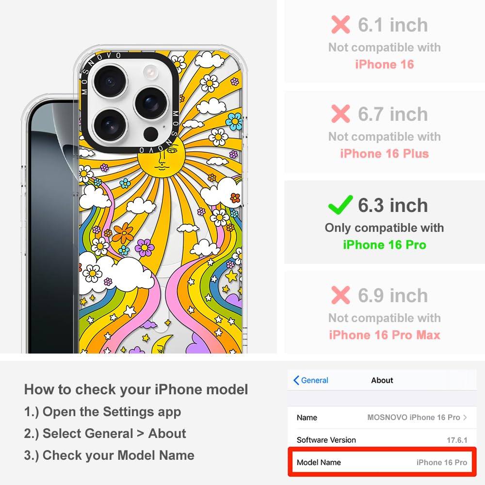 Foto 3 pulgar | Funda De Teléfono Mosnovo Buffertech A Prueba De Golpes Para Iphone 16 Pro - Venta Internacional.