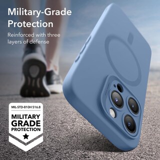 Foto 4 | Funda Esr Para Iphone 15 Pro Con Carga Magnética Magsafe, Color Azul Claro - Venta Internacional.