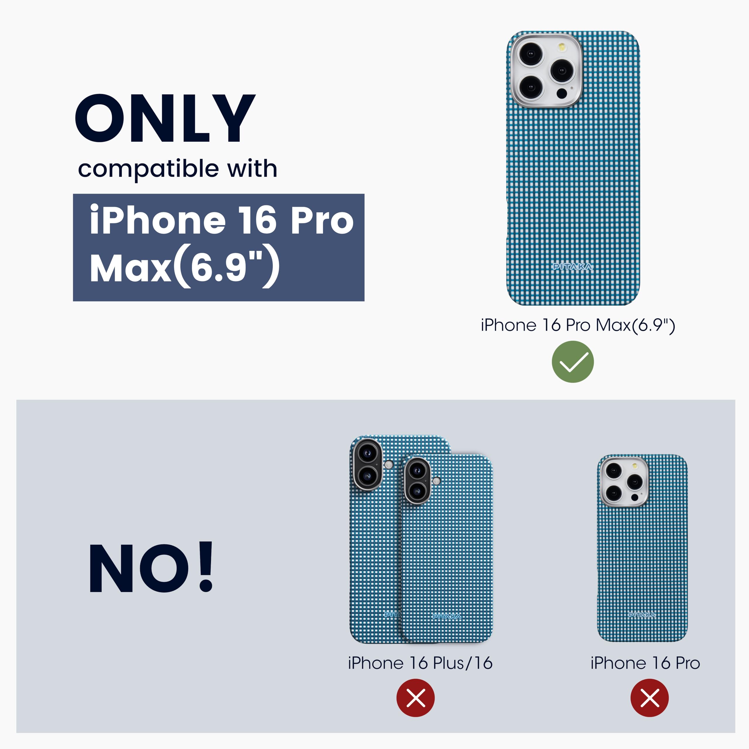 Foto 8 pulgar | Funda De Teléfono Pitaka Para Iphone 16 Pro Max Compatible Con Magsafe - Venta Internacional.