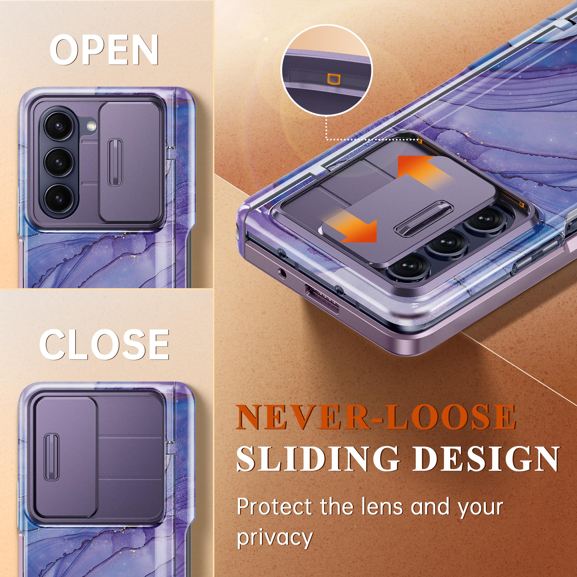 Foto 6 pulgar | Funda de Teléfono Gviewin para Samsung Galaxy Z Fold 6 con Soporte para Bolígrafos - Venta Internacional
