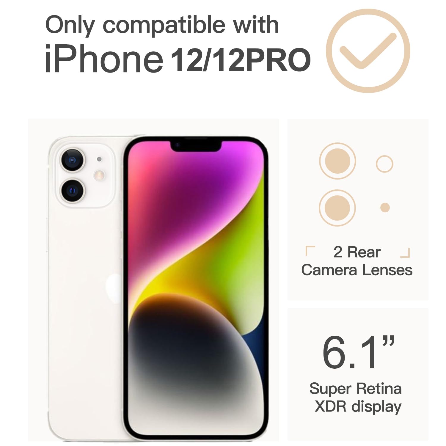 Foto 7 pulgar | Funda De Teléfono Icedio Christmas Para Iphone 12/12 Pro Con Pantalla P - Venta Internacional.