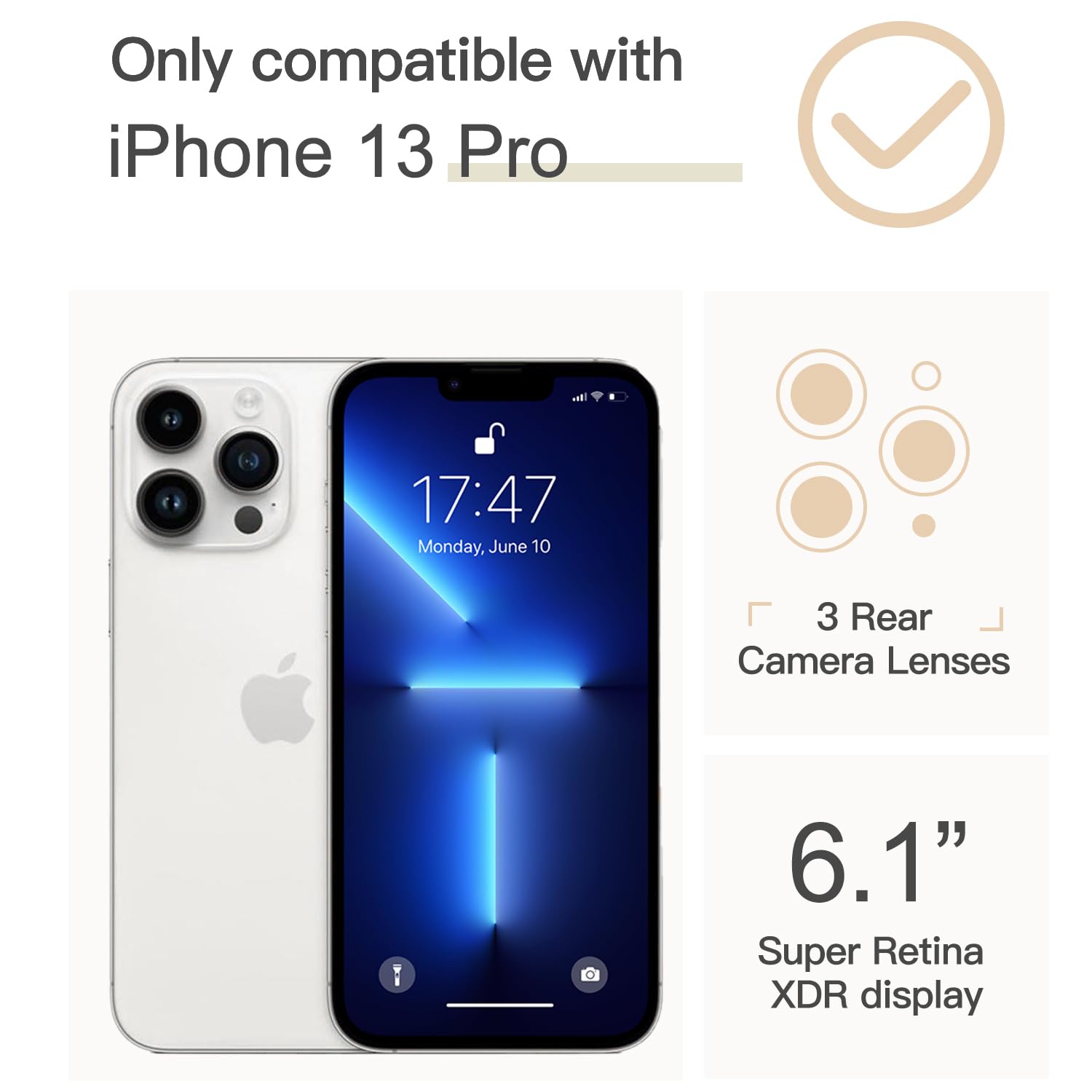 Foto 7 pulgar | Funda De Teléfono Icedio Christmas Para Iphone 13 Pro Con Puerto De Pantalla - Venta Internacional.