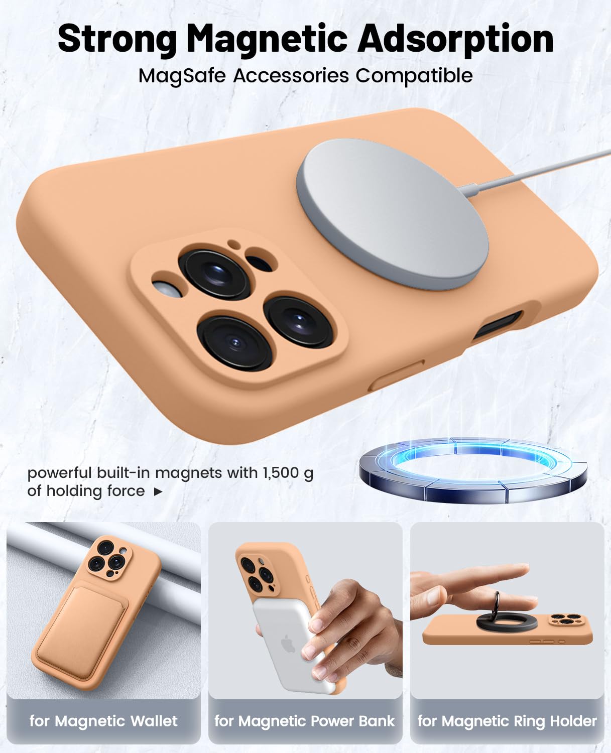 Foto 3 | Funda de Teléfono Otofly con Magsafe Compatible con iPhone 16 Pro - Venta Internacional