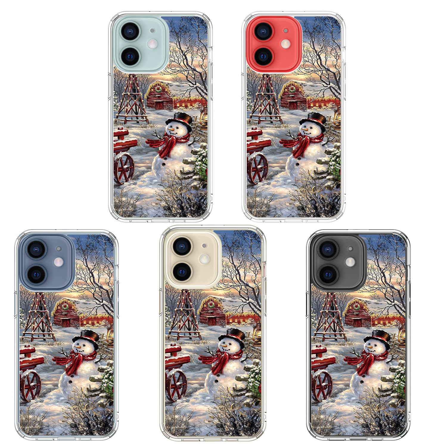 Foto 6 pulgar | Funda De Teléfono Icedio Christmas Para Iphone 12/12 Pro Con Pantalla P - Venta Internacional.