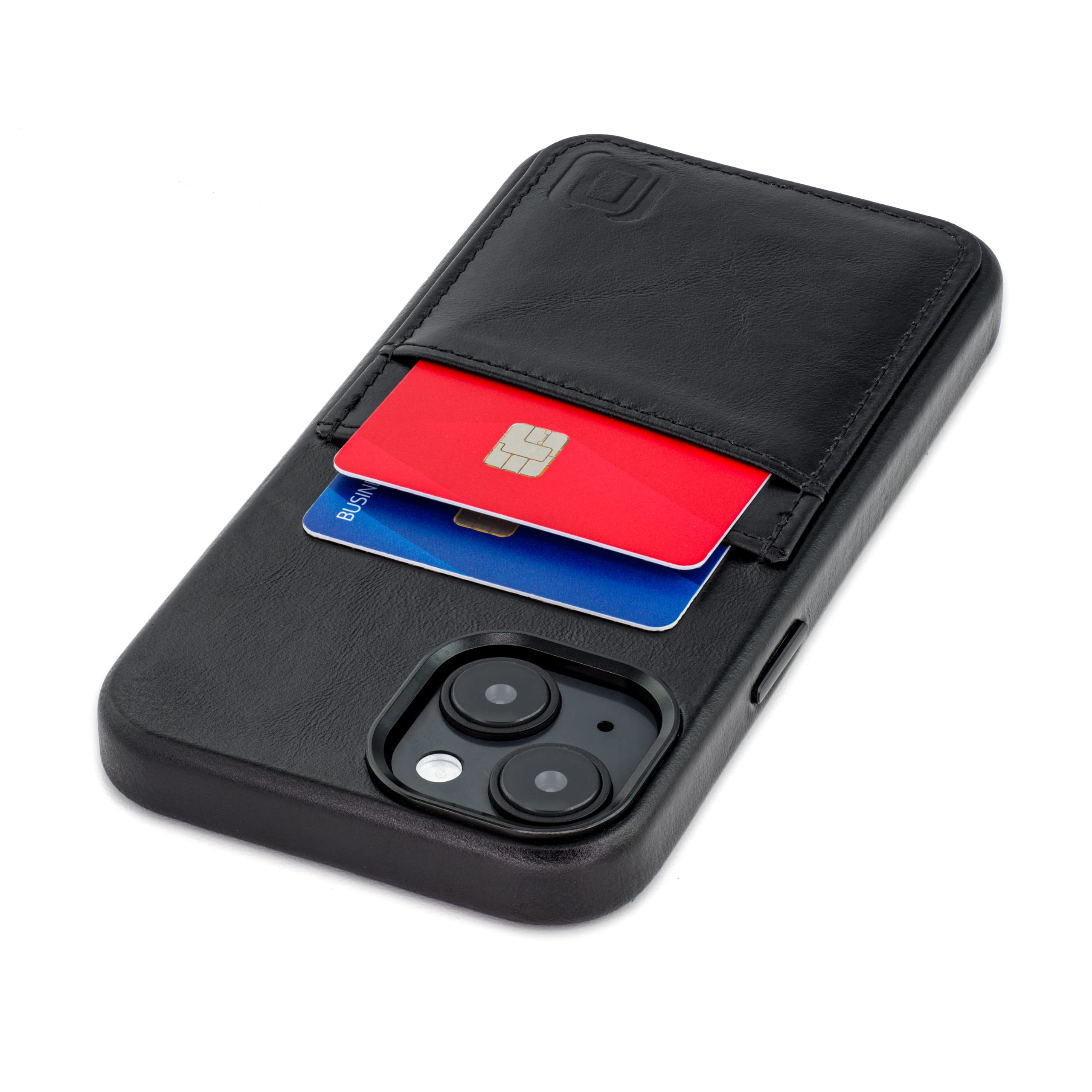 Tarjetero Dockem Iphone 14 De Piel Auténtica Con Placa De Metal - Venta Internacional.