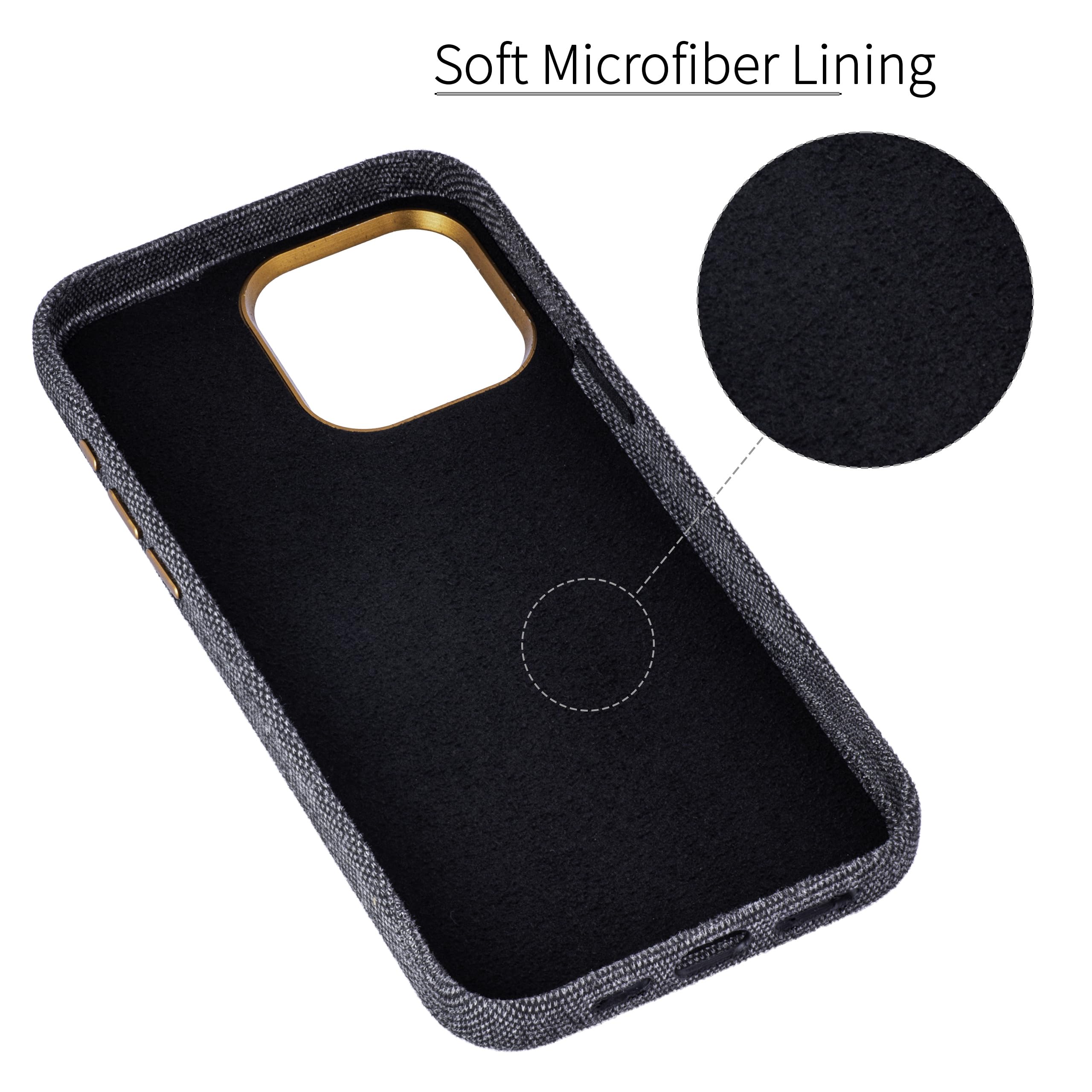 Foto 7 pulgar | Tarjetero De Tela Dockem M2f 15 Pro Max Con Cartera De Piel, Color Gris - Venta Internacional.