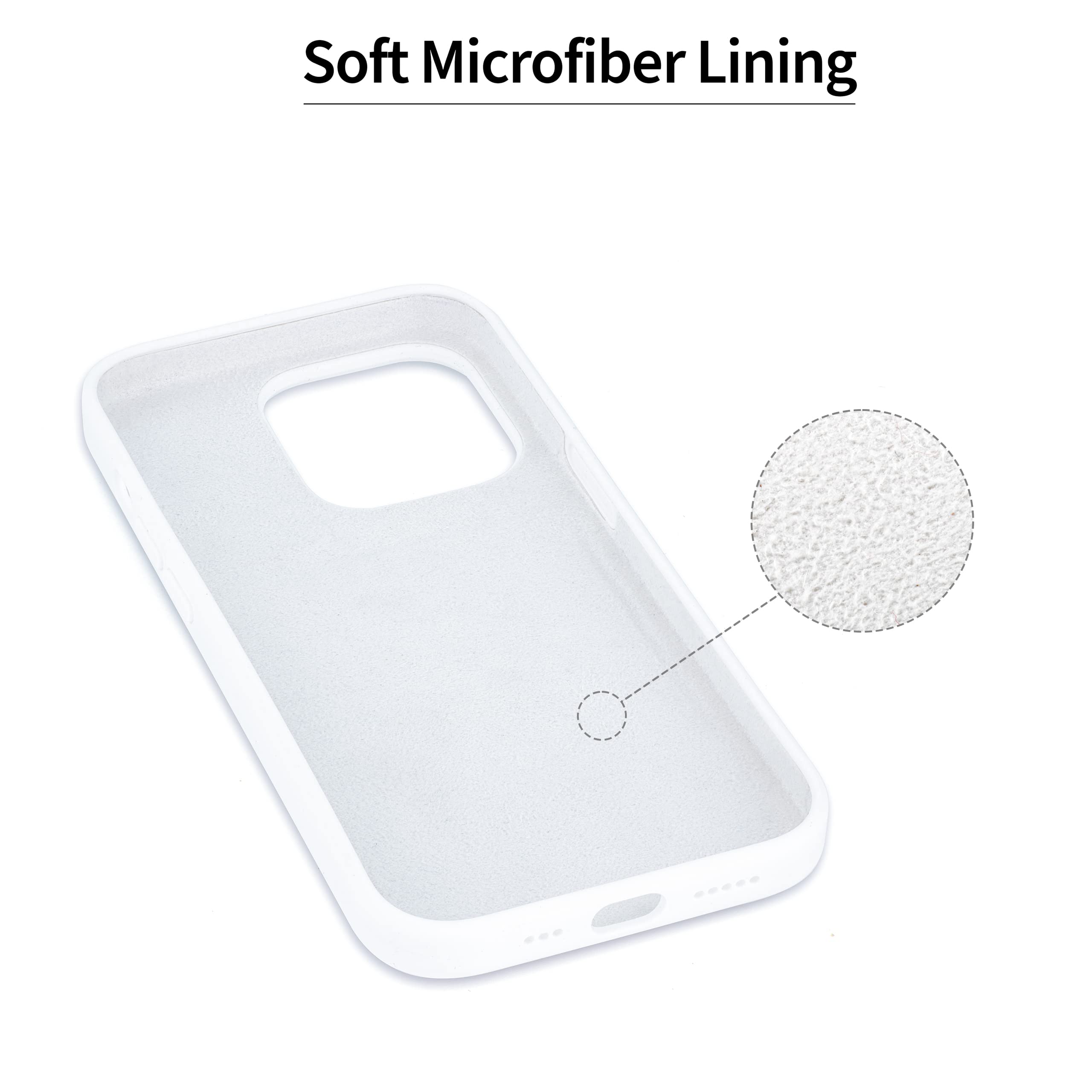 Foto 6 | Tarjetero Dockem Para Iphone 14 Pro Con Carcasa De Silicona Líquida, Color Blanco - Venta Internacional.
