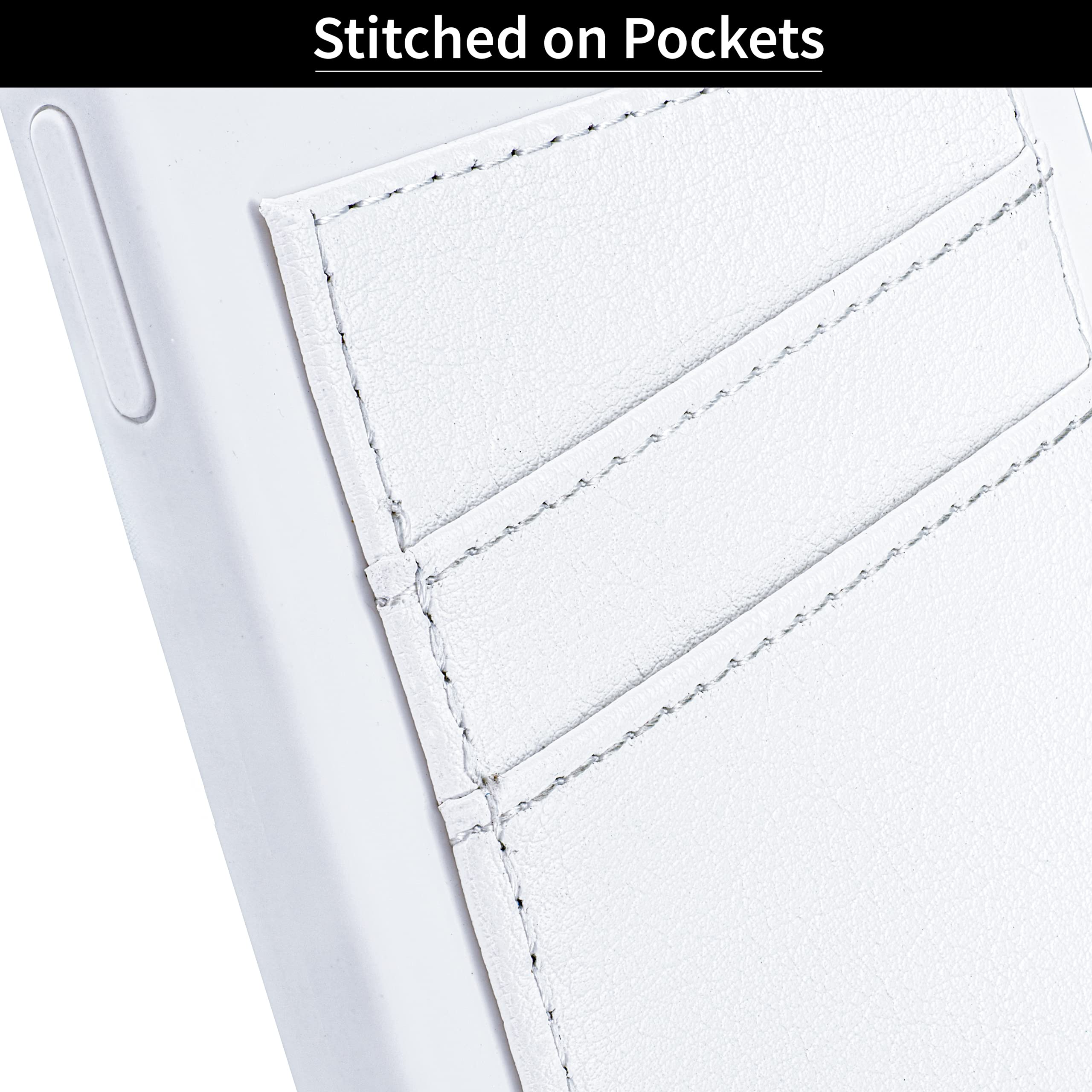 Foto 8 pulgar | Tarjetero Dockem Para Iphone 14 Pro Con Carcasa De Silicona Líquida, Color Blanco - Venta Internacional.