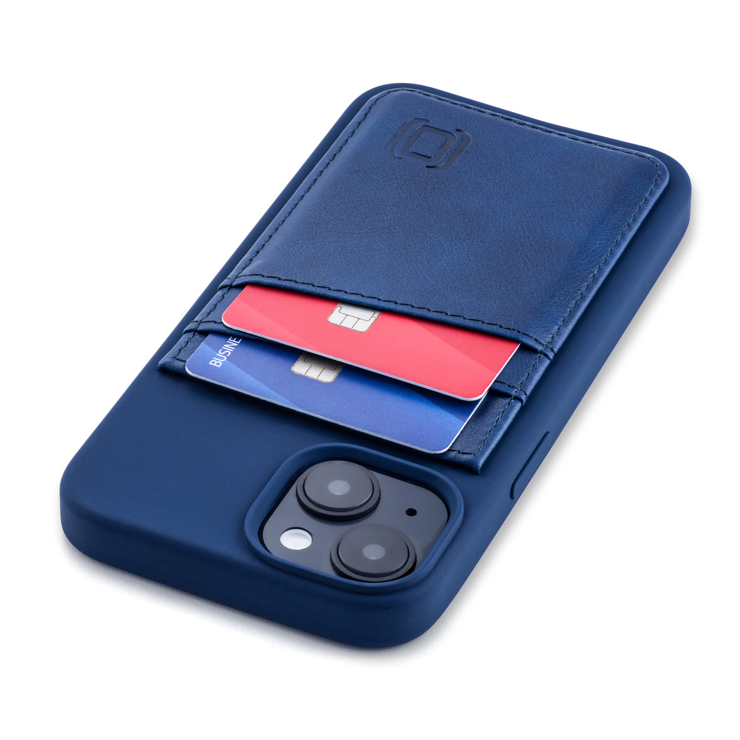 Foto 1 | Tarjetero Dockem Para Iphone 14 Con Carcasa De Silicona Líquida, Color Azul Marino - Venta Internacional.