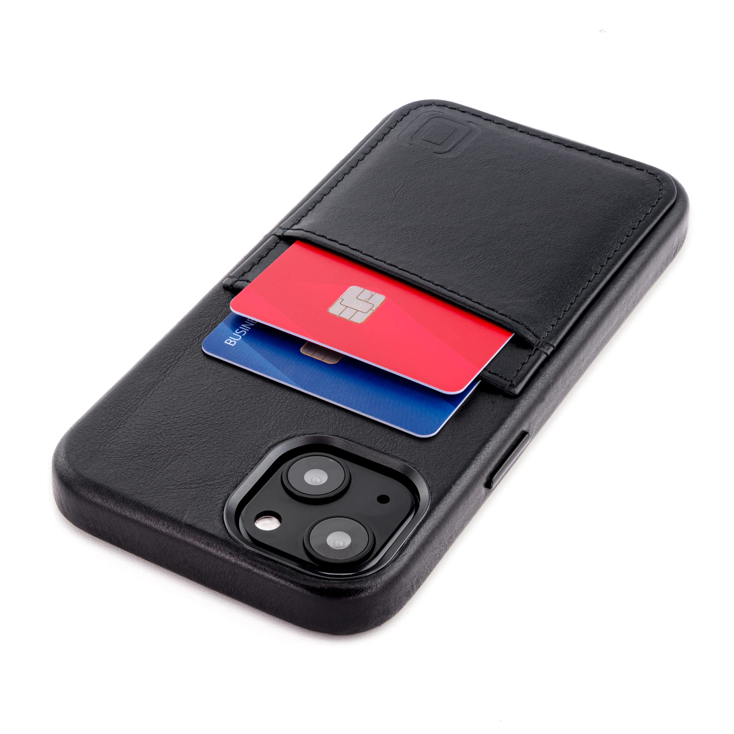 Foto 1 | Tarjetero Dockem De Piel Auténtica Para Iphone 13 De 6.1 Pulgadas, Color Negro - Venta Internacional.