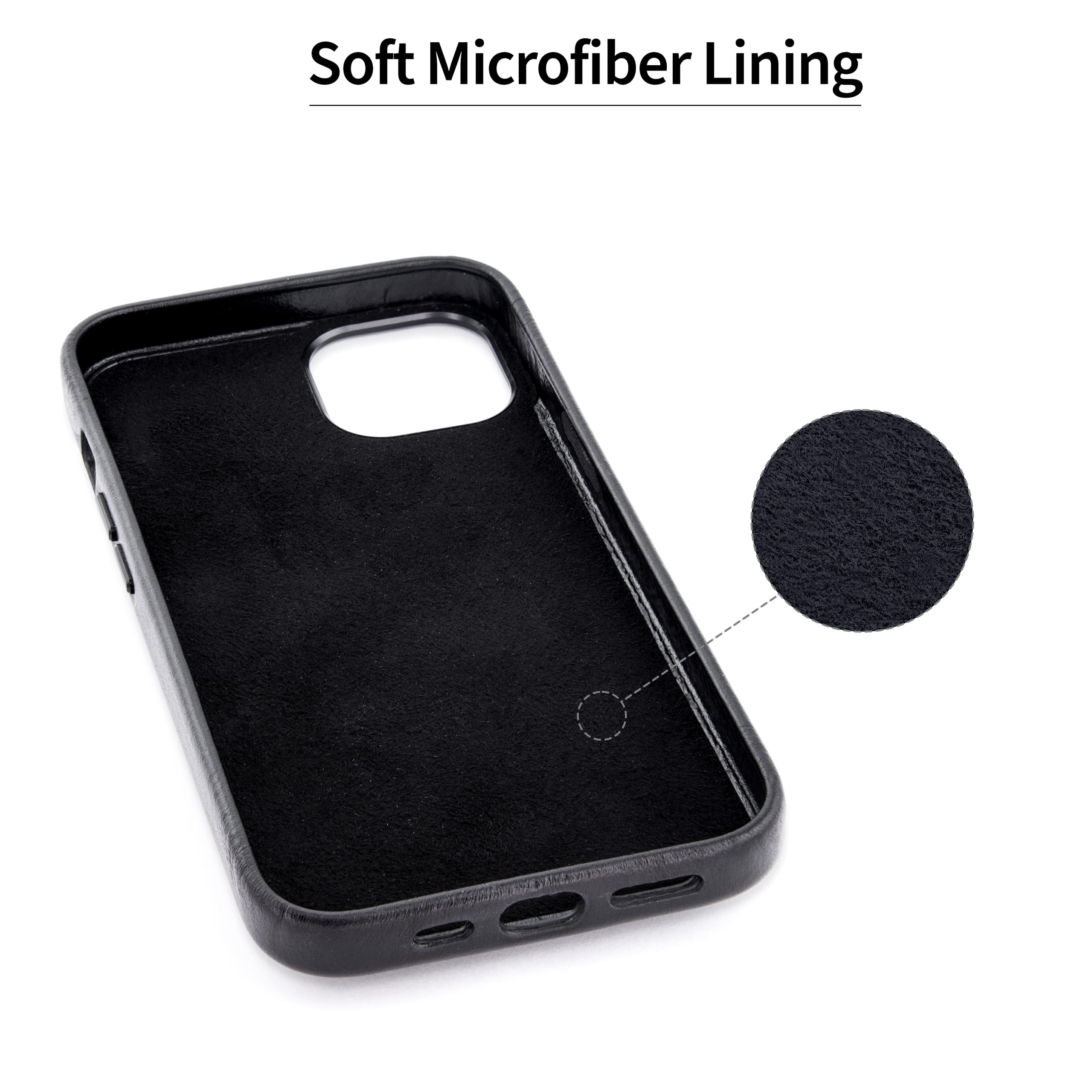 Foto 7 pulgar | Tarjetero Dockem De Piel Auténtica Para Iphone 13 De 6.1 Pulgadas, Color Negro - Venta Internacional.