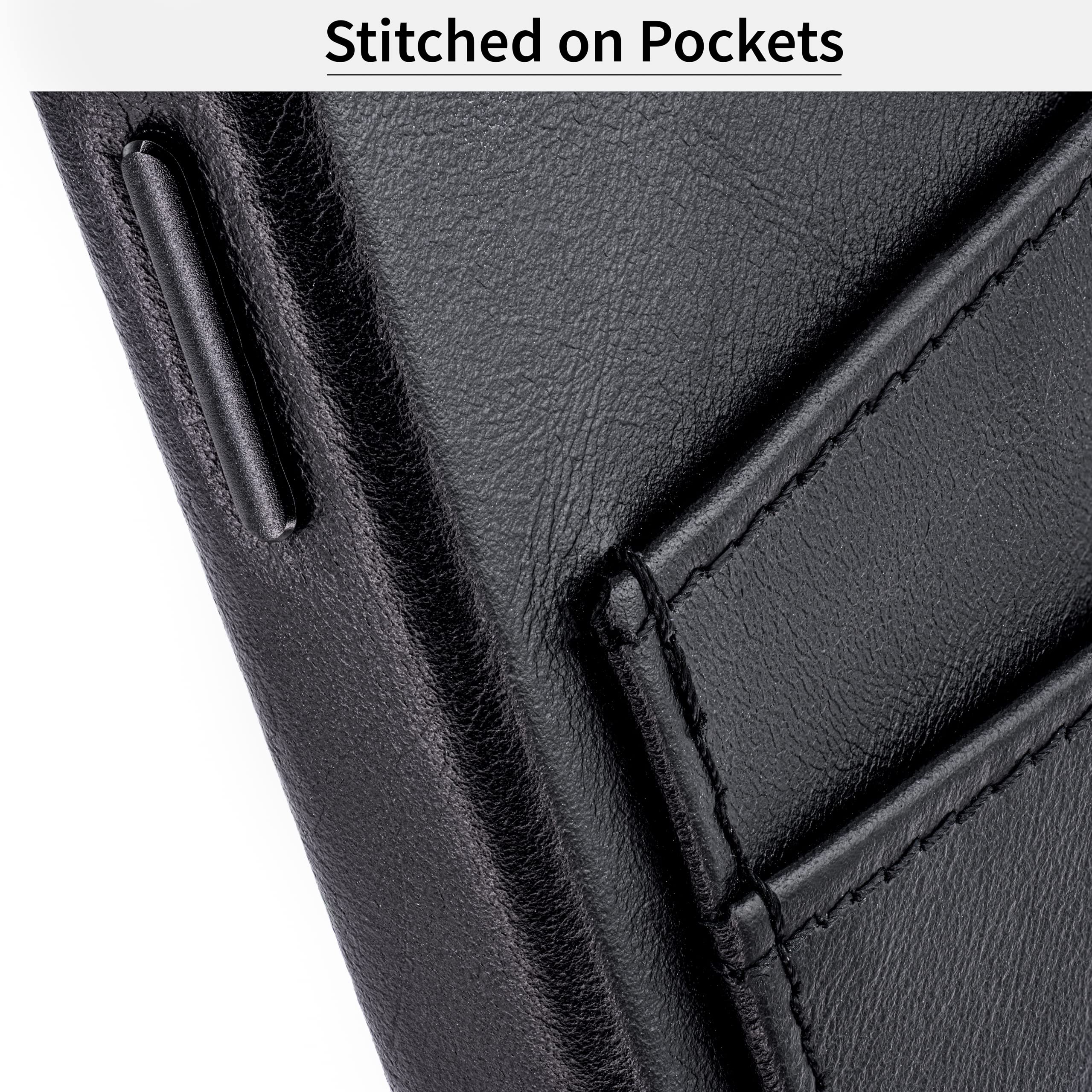 Foto 7 | Tarjetero Dockem De Piel Auténtica Para Iphone 13 De 6.1 Pulgadas, Color Negro - Venta Internacional.