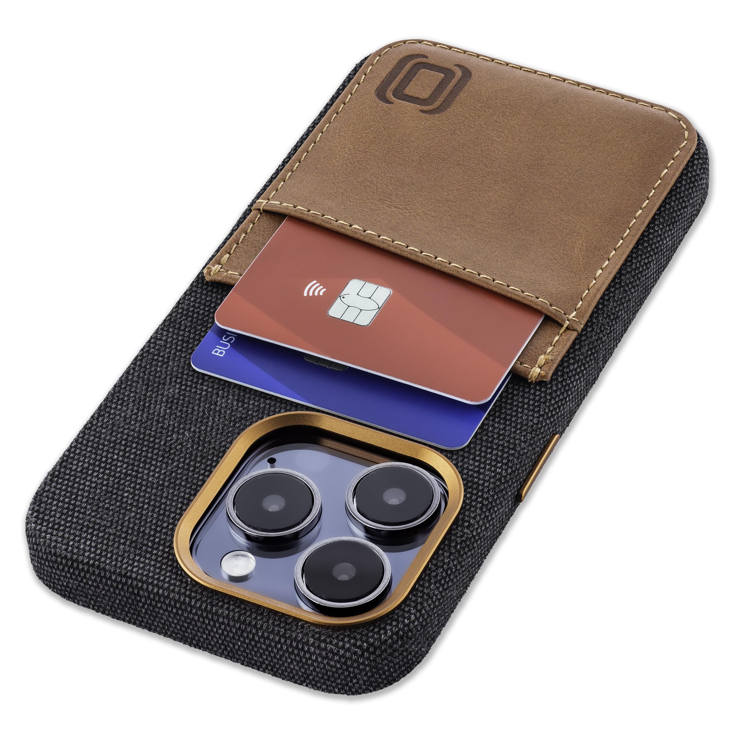 Foto 2 pulgar | Tarjetero De Tela Dockem M2f 15 Pro Con Cartera De Piel Gris - Venta Internacional.