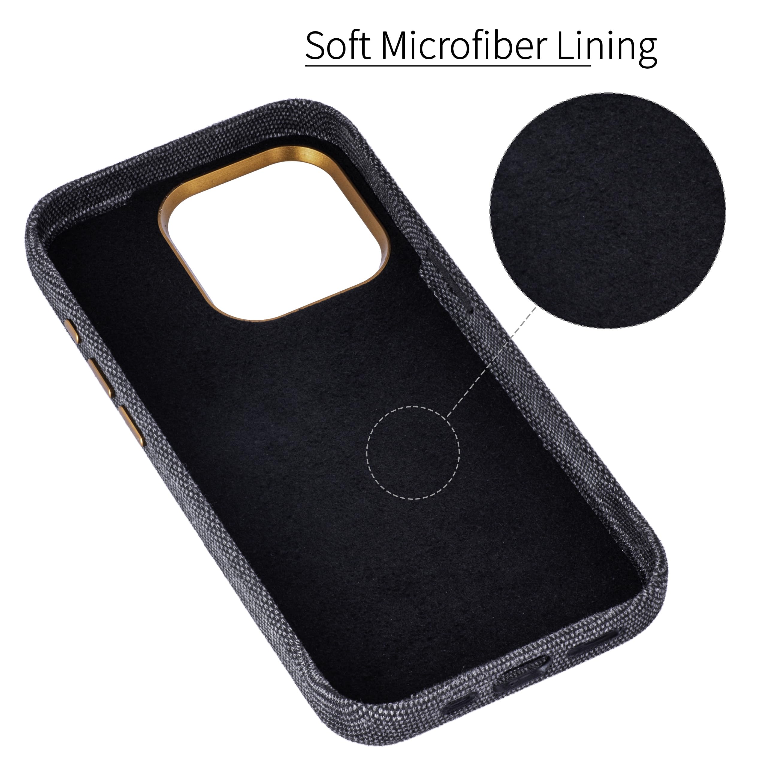 Foto 7 pulgar | Tarjetero De Tela Dockem M2f 15 Pro Con Cartera De Piel Gris - Venta Internacional.